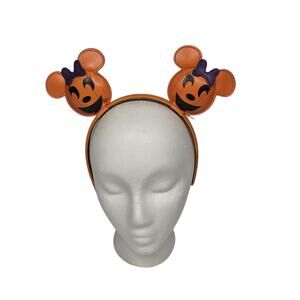 Disney Halloween Minnie Mouse Ears Headband Minnie Pumpkins